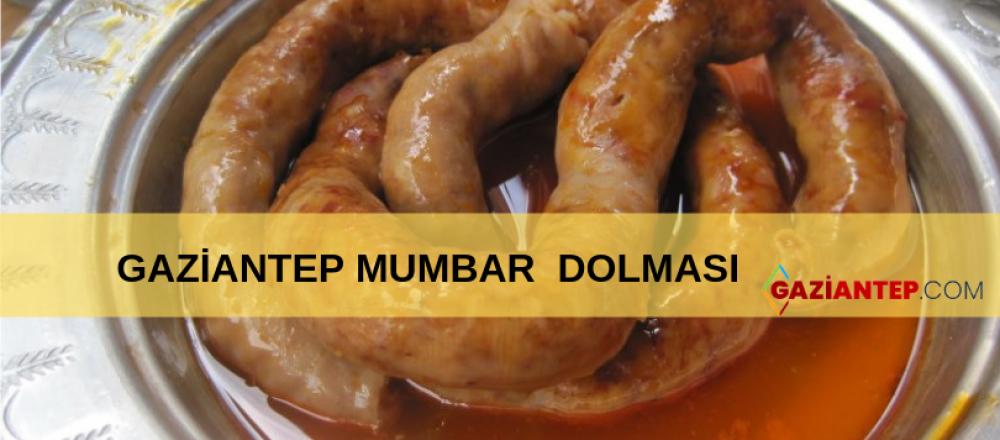 GAZİANTEP: MUMBAR DOLMASI