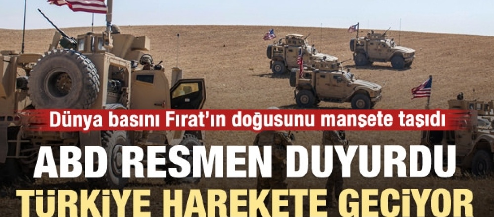 ABD Resmen Duyurdu Türkiye Harekete Geçiyor
