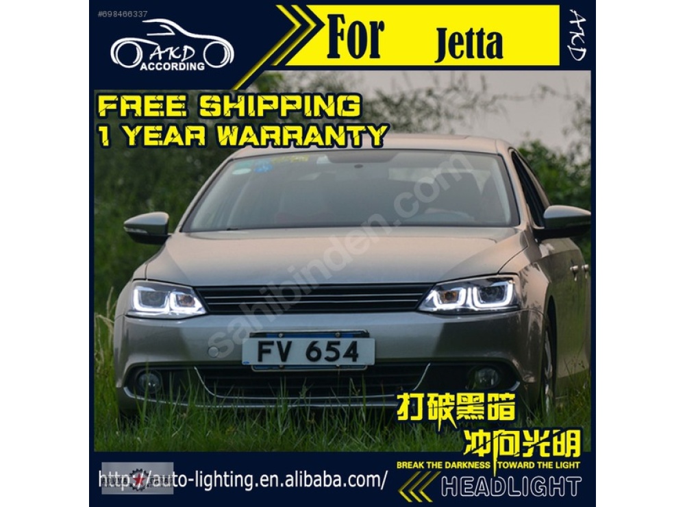 VW JETTA ÇİFT U Bİ XENON FAR MK6 2011-