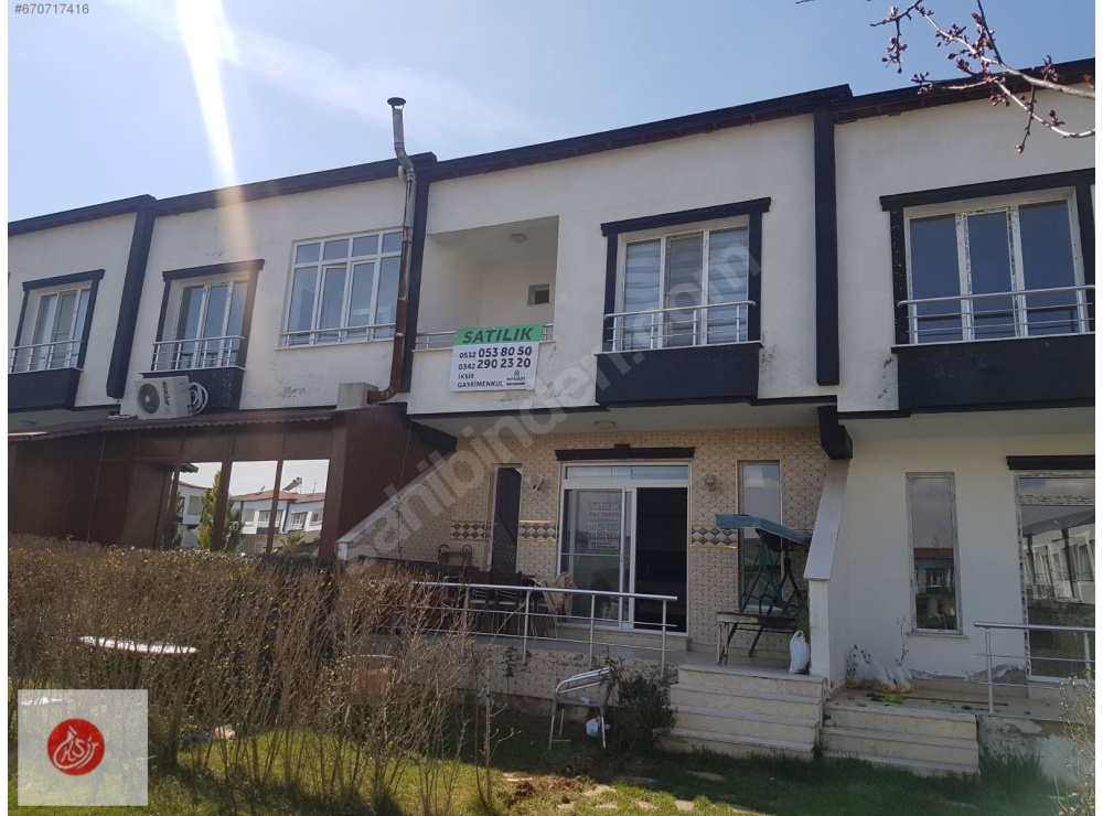 FLORYA GARDEN VİLLALLARINDA SATILIK 2+1 EŞYALI DAIRE