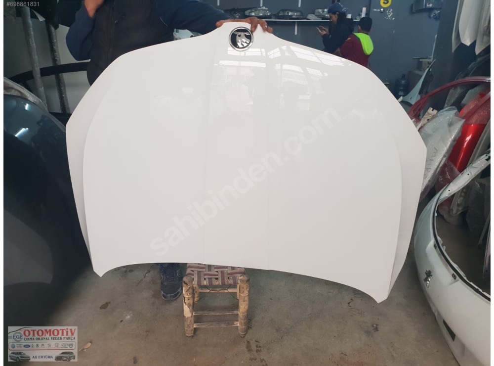 2017_2019 ARASI SKODA OCTAVIA BEYAZ MOTOR KAPUTU ORGINAL HATASIZ