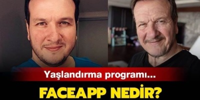 Yaşlandıran Uygulama FaceApp
