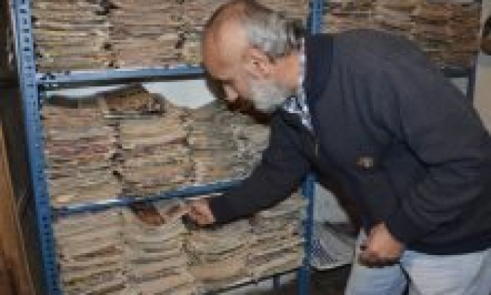 22 yıldır spor gazetesi biriktiriyor