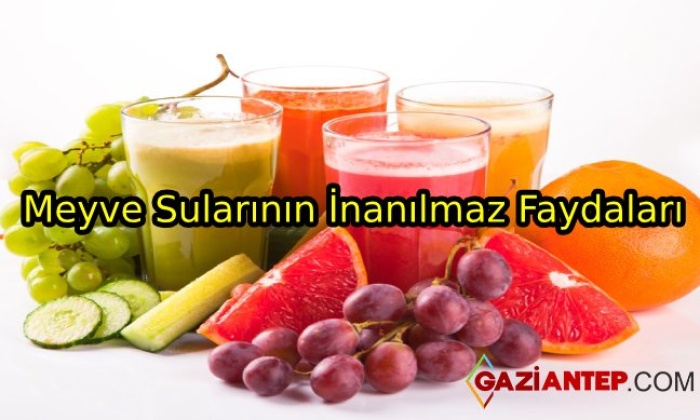 Meyve Sularının İnanılmaz Faydaları