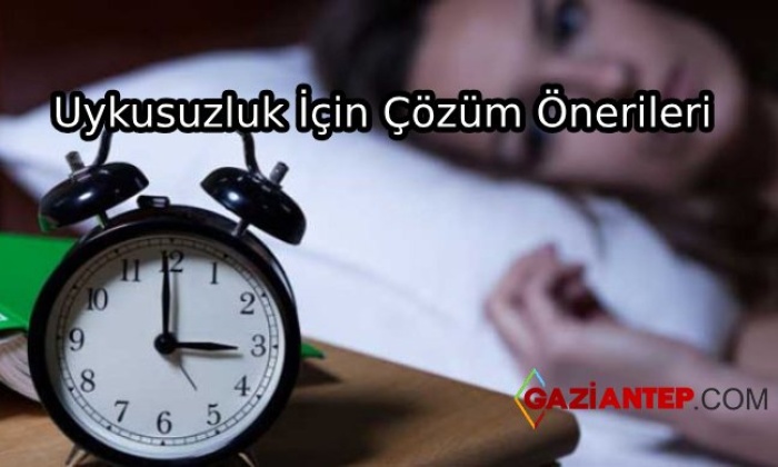 Uykusuzluk İçin Öneriler