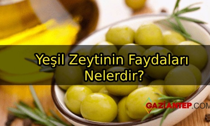 Yeşil Zeytinin Faydaları Nelerdir?