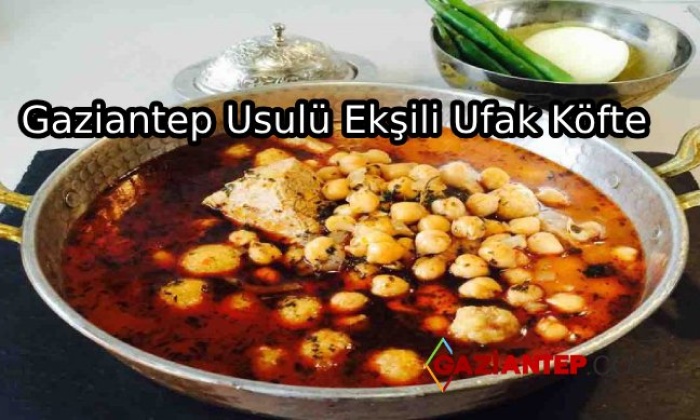 Gaziantep Usulü Ekşili Ufak Köfte