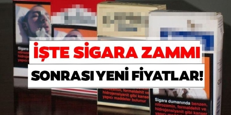 Sigara Zammı Sonrası Fiyatlar
